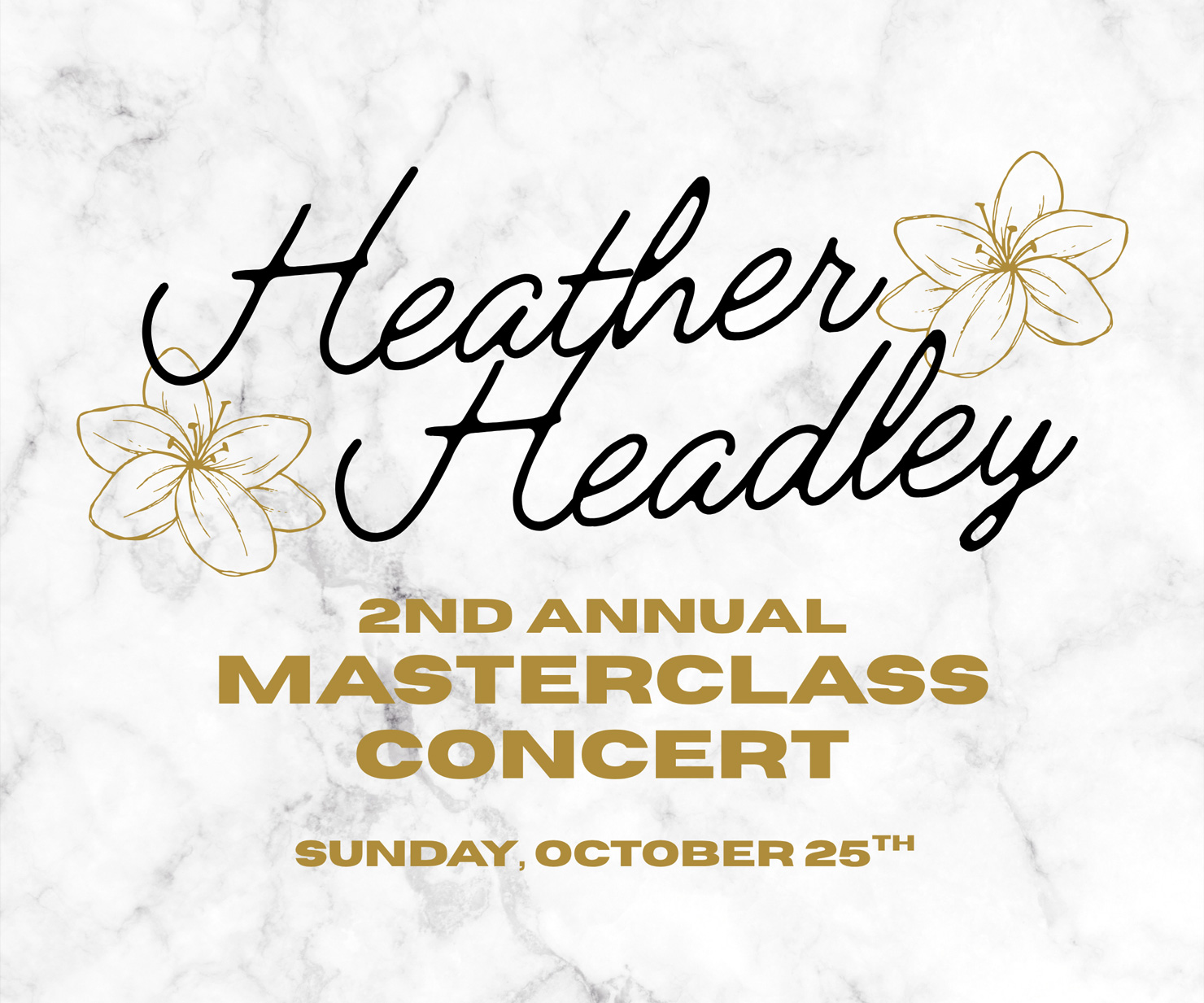 2nd Annual Heather Headley Masterclass Concert